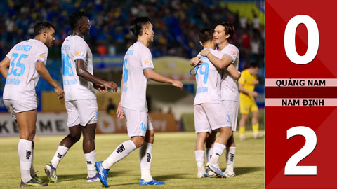 VIDEO bàn thắng Quảng Nam vs Nam Định: 0-2 (Vòng 25 V.League 2024/25)