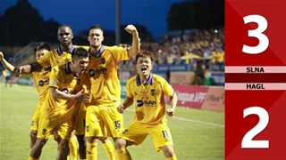VIDEO bàn thắng SLNA vs HAGL: 3-2 (Vòng 25 V.League 2024/25)