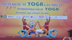 Hơn 1.000 người tham dự Ngày Quốc tế Yoga lần thứ 11 năm 2025 tại Bình Dương