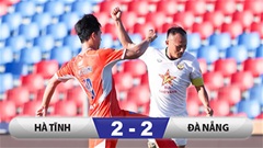 Kết quả Hà Tĩnh 2-2 SHB Đà Nẵng: 1 điểm quý hơn vàng của đội khách 