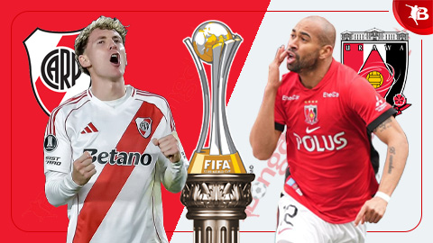 Nhận định bóng đá River Plate vs Urawa Red Diamonds, 02h00 ngày 18/6: 3 điểm cho Mastantuono và đồng đội