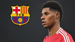 Marcus Rashford tích cực ghi điểm dù chỉ là 1 trong 4 lựa chọn của Barca