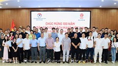 LĐBĐ Việt Nam và công ty VPF gặp và chúc mừng phóng viên thể thao nhân ngày báo chí Cách mạng Việt Nam 21/6