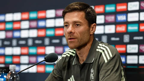 Xabi Alonso: 'Real Madrid luôn là ứng viên vô địch ở mọi giải đấu'