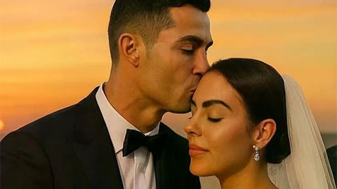 Ảnh cưới của Cristiano Ronaldo khiến fan phát cuồng