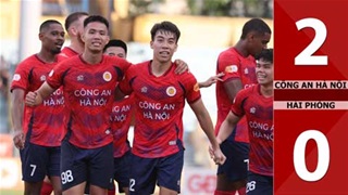 VIDEO bàn thắng Công an Hà Nội vs Hải Phòng: 2-0 (Vòng 26 V.League 2024/25)