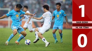 VIDEO bàn thắng Nam Định vs HL Hà Tĩnh: 1-0 (Vòng 26 V.League 2024/25)