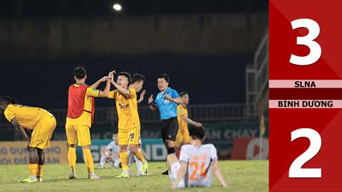 VIDEO bàn thắng SLNA vs Bình Dương: 3-2 (Bán kết Cúp Quốc gia 2024/25)