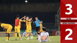 VIDEO bàn thắng SLNA vs Bình Dương: 3-2 (Bán kết Cúp Quốc gia 2024/25)