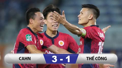Kết quả CAHN 3-1 Thể Công Viettel: Quang Hải lập siêu phẩm