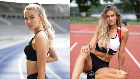 Thiên thần điền kinh Alica Schmidt 'gây bão' mạng xã hội với vẻ đẹp mê hoặc
