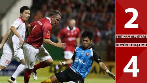 VIDEO bàn thắng Việt Nam All-Stars vs Huyền thoại MU: 2-4 (Giao hữu Quốc tế 2025)