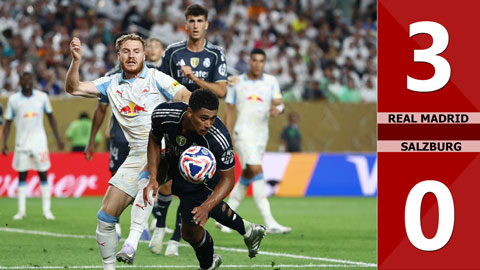 VIDEO bàn thắng Real Madrid vs Salzburg: 3-0 (FIFA Club World Cup 2025)