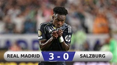 Kết quả Real Madrid 3-0 Salzburg: Real giành thắng lợi '3 sao'