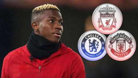 Tam đại gia Premier League chỉ chiêu mộ Victor Osimhen với một điều kiện