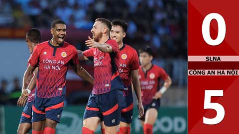 VIDEO bàn thắng SLNA vs Công an Hà Nội: 0-5 (Chung kết Cúp Quốc gia 2024/25)