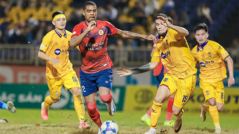 Trực tiếp bóng đá SLNA vs CAHN, 18h00 chiều nay