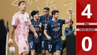 VIDEO bàn thắng PSG vs Inter Miami: 4-0 (Vòng 1/8 FIFA Club World Cup 2025)