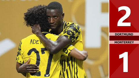 VIDEO bàn thắng Dortmund vs Monterrey: 2-1 (Vòng 1/8 FIFA Club World Cup 2025)