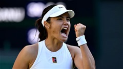 Mỹ nhân Raducanu thăng hoa cả tình trường lẫn trên sân cỏ, mơ gây sốc ở Wimbledon