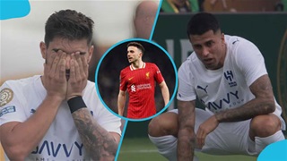 VIDEO Cancelo, Neves rơi lệ trong phút mặc niệm Diogo Jota ở FIFA Club World Cup