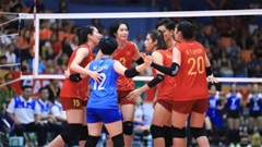 ĐT bóng chuyền nữ Việt Nam thắng áp đảo đàn em U21Việt Nam, thẳng tiến bán kết VTV Cup 2025