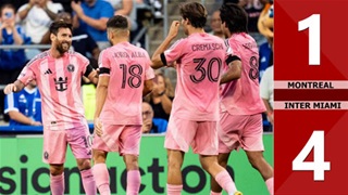 VIDEO bàn thắng Montreal vs Inter Miami: 1-4 (Vòng 21 MLS 2025)