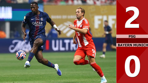 VIDEO bàn thắng PSG vs Bayern Munich: 2-0 (Tứ kết FIFA Club World Cup 2025)