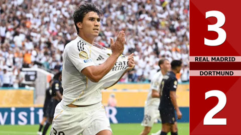 VIDEO bàn thắng Real Madrid vs Dortmund: 3-2 (Tứ kết FIFA Club World Cup 2025)