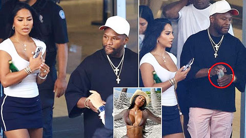 'Độc cô cầu bại' Floyd Mayweather khoe bạn gái siêu bốc lửa
