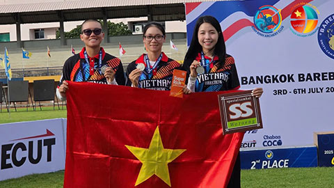 Cung thủ Việt Nam giành huy chương bạc giải châu Á  