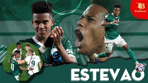 Estevao trên đường trở thành cầu thủ xuất sắc nhất Brazil