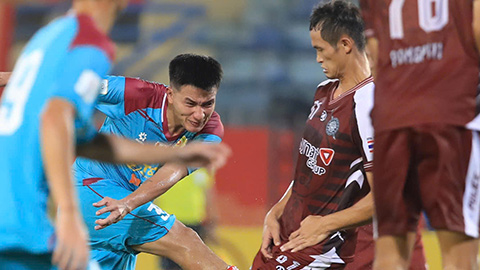 CAND Việt Nam I dùng loạt cầu thủ V.League vẫn hoà Cảnh sát Thái Lan