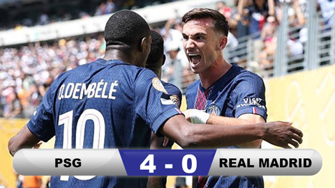 Hủy diệt Real, PSG sẵn sàng đối đầu Chelsea ở chung kết FIFA Club World Cup