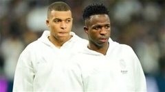Real Madrid: Hoặc Kylian Mbappe, hoặc Vinicius Jr sẽ trở thành siêu dự bị?