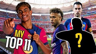 VIDEO Lamine Yamal lựa chọn đội hình xuất sắc nhất mọi thời đại của Barcelona