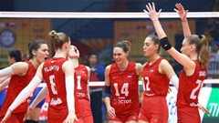 Bóng chuyền nữ Việt Nam ra quân đại thắng ở giải Trung Quốc, xuất sắc đánh bại đội châu Âu