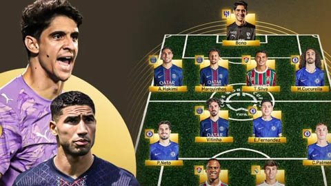 Đội hình tiêu biểu Club World Cup: Chelsea và PSG chiếm sóng