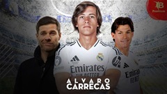 Alvaro Carreras đi lại con đường thành công ở Real Madrid