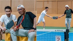 Huyền thoại Lee Chong Wei chuyển sang Pickleball, fan khen bộ tay 'chuẩn lông thủ'