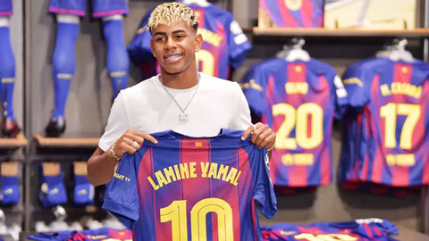 Lamine Yamal ký hợp đồng 6 năm với Barca và nhận áo số 10 huyền thoại