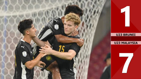 VIDEO bàn thắng U23 Brunei vs U23 Malaysia: 1-7