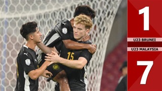 VIDEO bàn thắng U23 Brunei vs U23 Malaysia: 1-7 (U23 Đông Nam Á 2025)