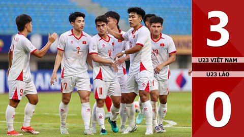 VIDEO bàn thắng U23 Việt Nam vs U23 Lào: 3-0 (U23 Đông Nam Á 2025)