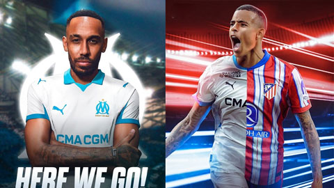 Marseille đạt thỏa thuận với Aubameyang, Greenwood có thể sang Atletico