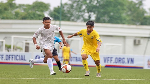 Kết quả bảng C lượt trận mở màn Giải bóng đá U15 VĐQG 2025: SLNA thị uy sức mạnh