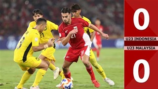 VIDEO bàn thắng  U23 Indonesia vs U23 Malaysia: 0-0 (U23 Đông Nam Á 2025)