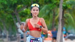 Hot girl Vy Phan khoe dáng gợi cảm tại Đà Nẵng Marathon 2025