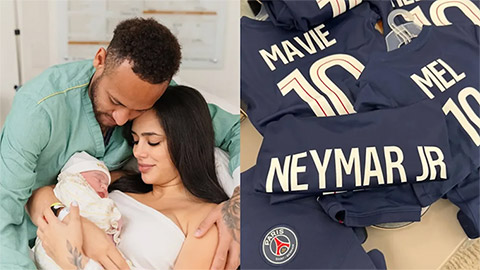 PSG gửi quà đặc biệt cho Neymar sau khi sinh con gái
