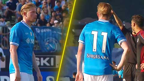 VIDEO De Bruyne với màn trình diễn ở trận ra mắt Napoli